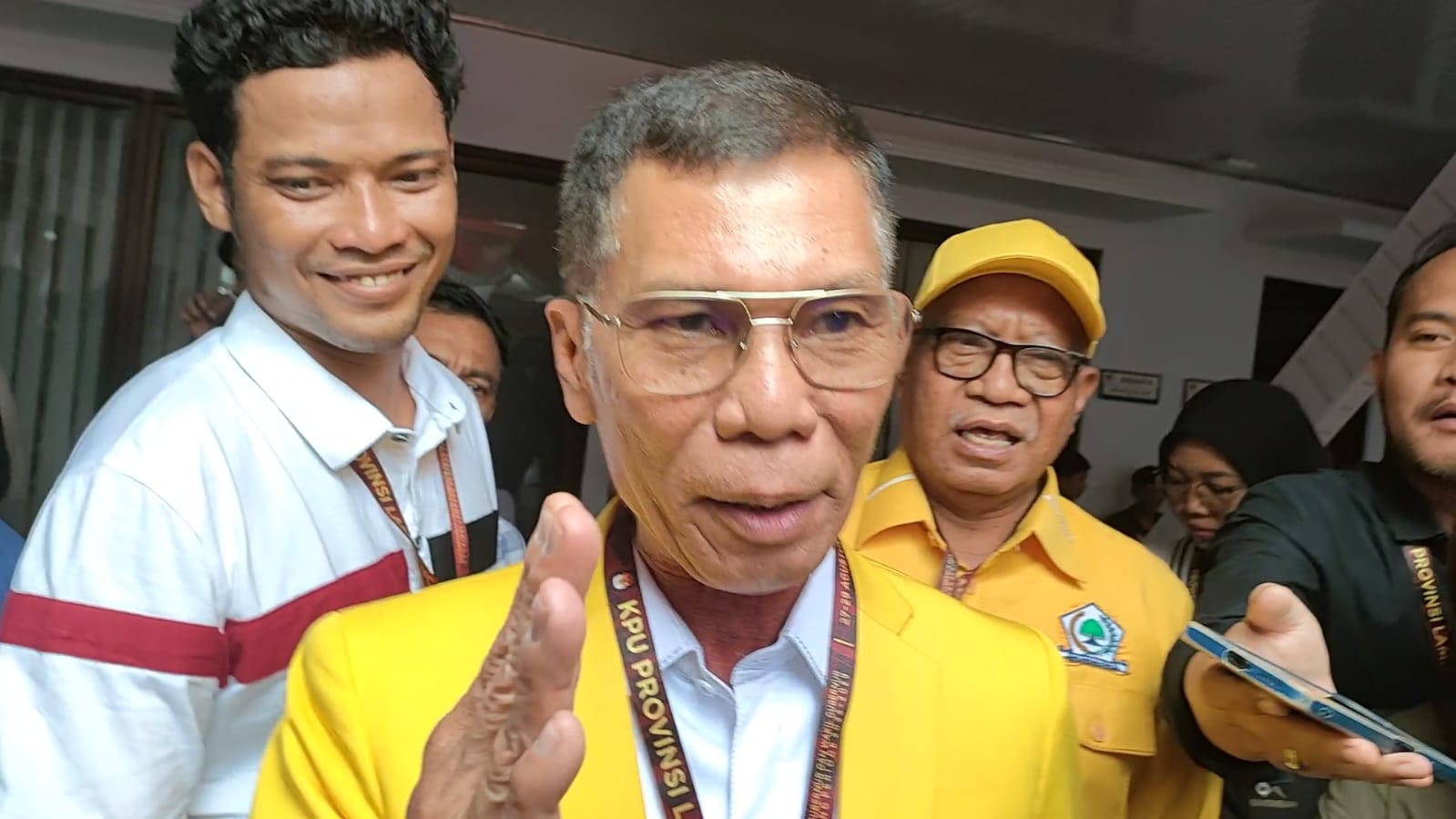 Tegas, Kader Golkar Dilarang Antar Arinal Djunaidi Daftar Ke KPU