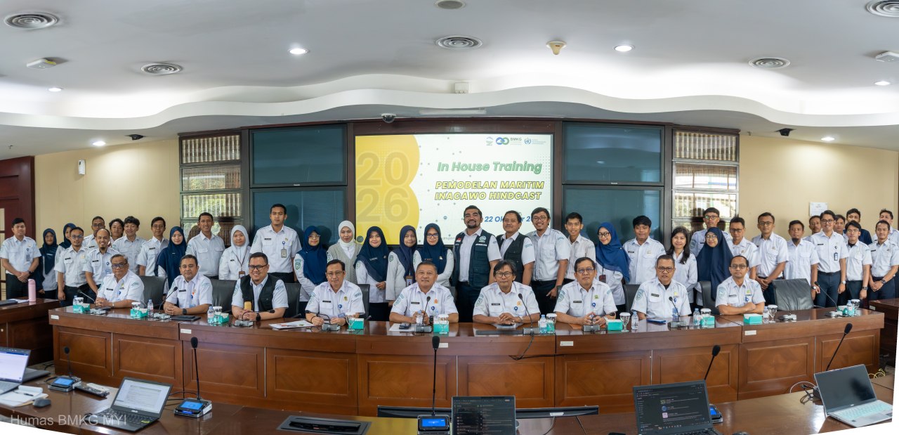 BMKG Perkuat Kemandirian Pemodelan Maritim melalui Pelatihan InaCAWO Hindcast