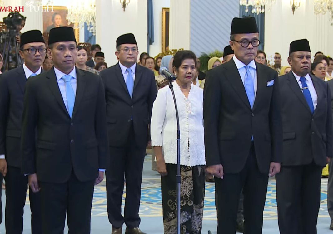 Prabowo Lantik Benjamin Paulus Jadi Wamenkes dan Akhmad Wiyagus Jadi Wamendagri