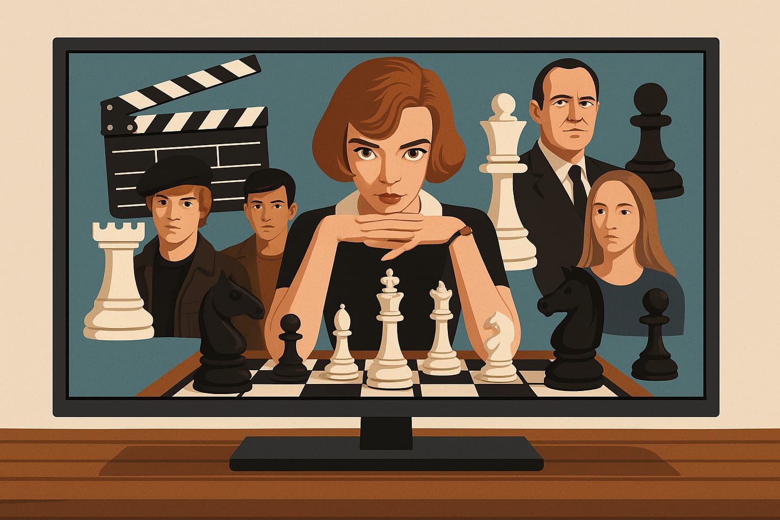 5 Film dan Serial Bertema Catur yang Wajib Ditonton Pecinta Strategi