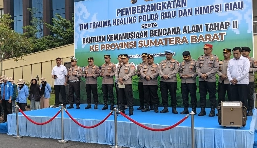 Gandeng HIMPSI, Polda Riau Kirim Tim Trauma Healing ke Agam Sumbar