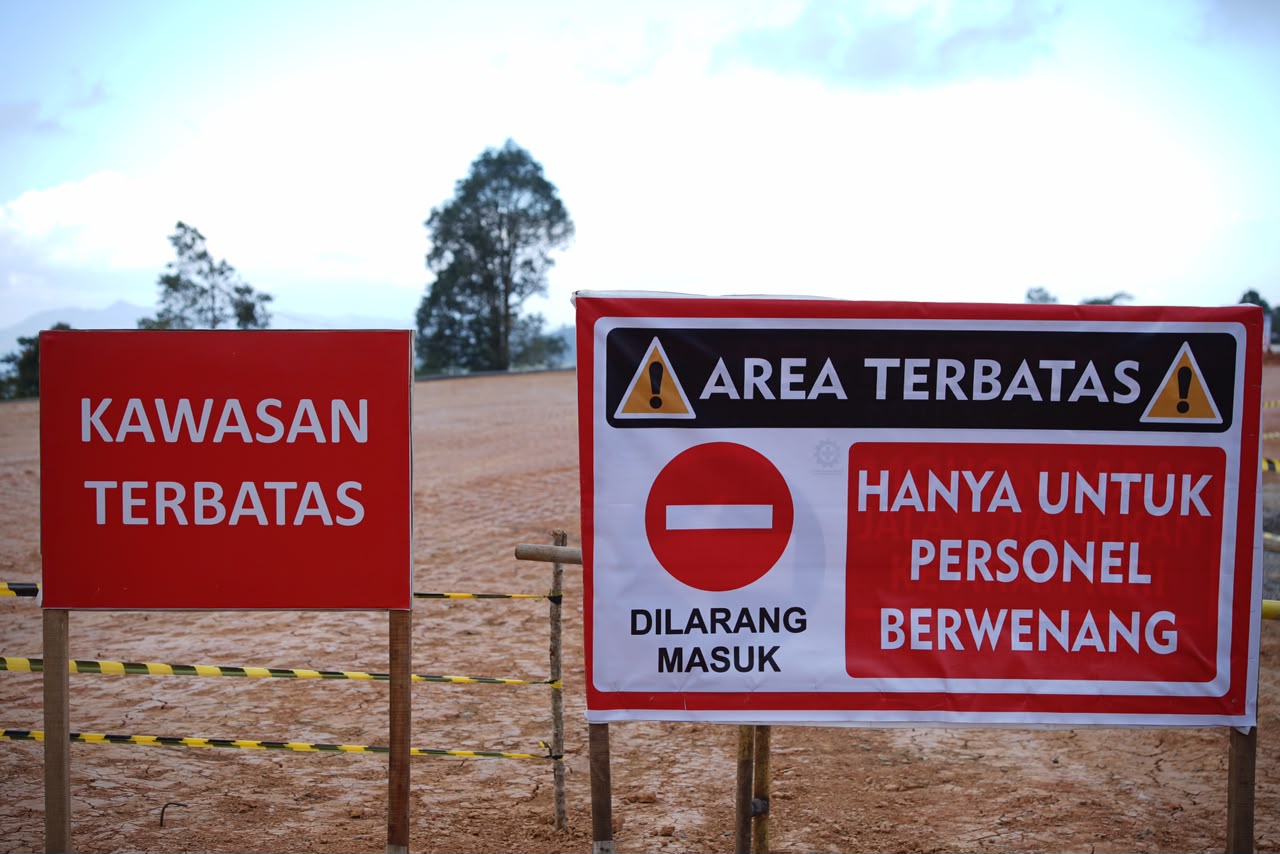 Area Kerja SEGSS Dipasang Pembatas, Tidak Terlihat Aktivitas Pengeboran