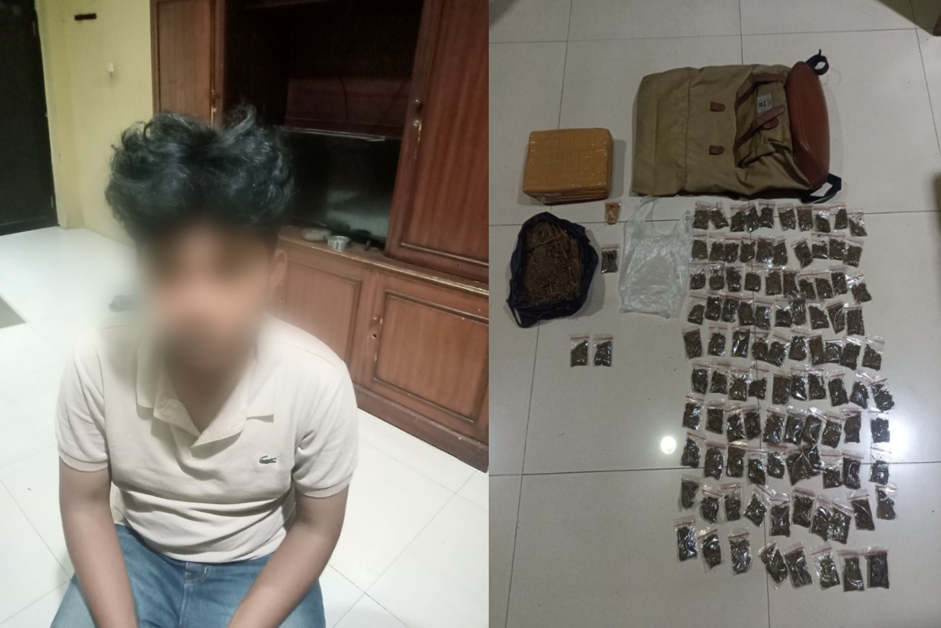 Mahasiswa Dibekuk Polisi Edarkan Ganja, Alasan Cuma Buat Tambahan Jajan