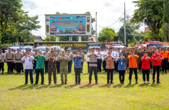 Pemprov Kalteng Gelar Apel Siaga Karhutla, Perkuat Respons Hadapi Puncak Kemarau