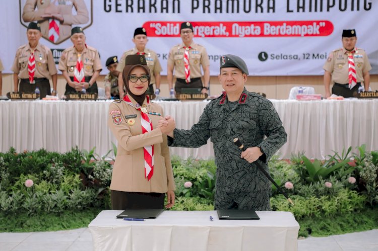 Jihan Nurlela Buka Rakerda Pramuka Lampung 2026, Dorong Program Nyata dan Berdampak bagi Masyarakat