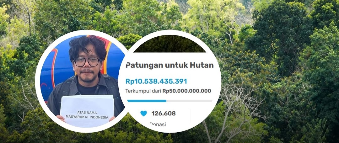 Gerakan Patungan untuk Hutan Gagasan Ferry Irwandi Tembus Donasi Rp10,5 Miliar