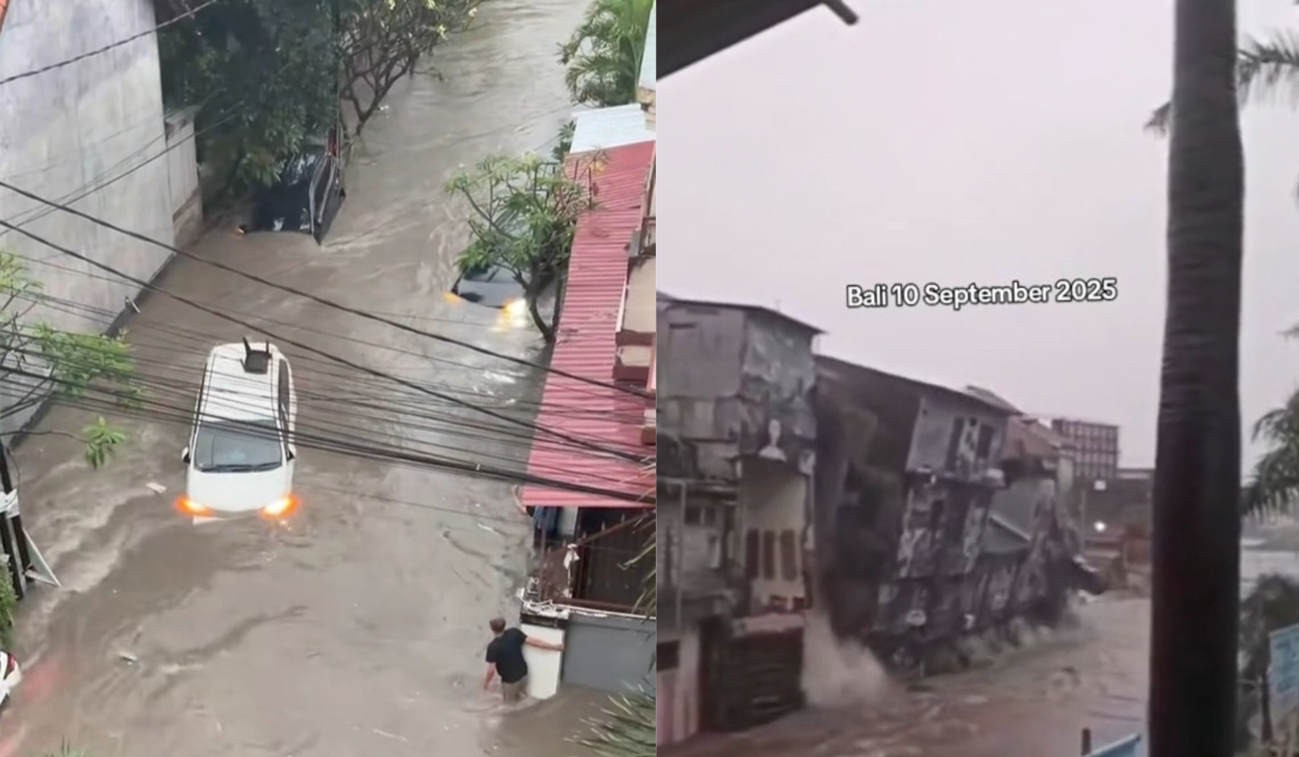Bali Dilanda Banjir Bandang: Puluhan Kendaraan & Basement Gedung Terendam