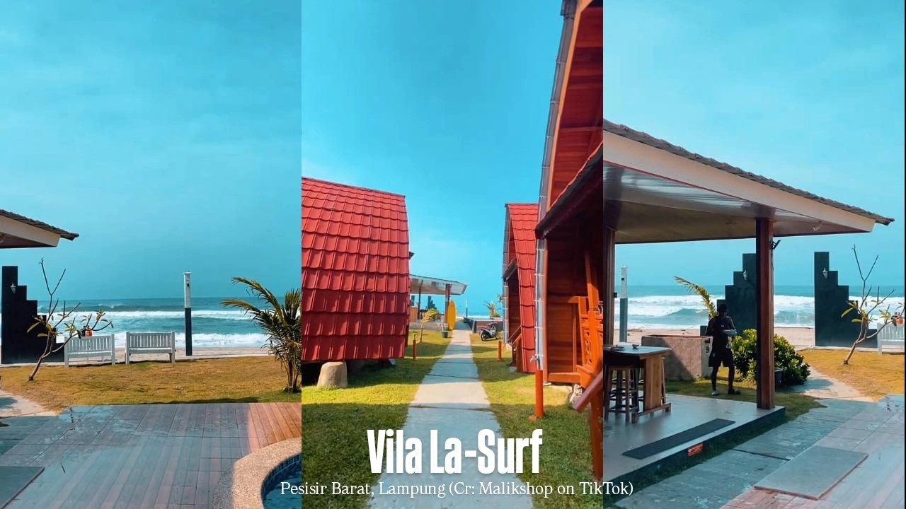 La-surf: Surga Kecil untuk Bersantai dan Berselancar di Pesisir Barat