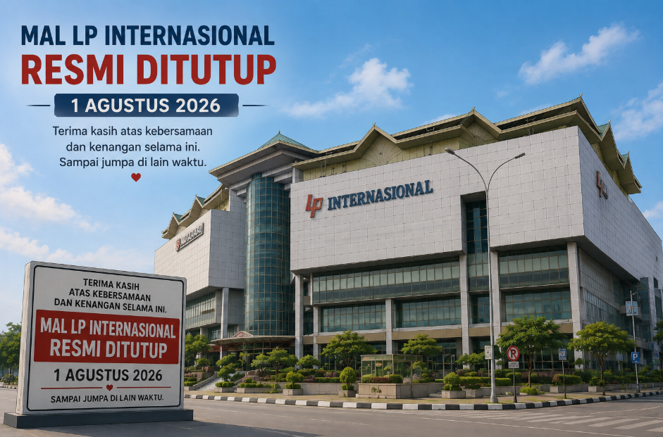 Mall Legend di Palembang Tutup Setelah Beroperasi Selama 34 Tahun