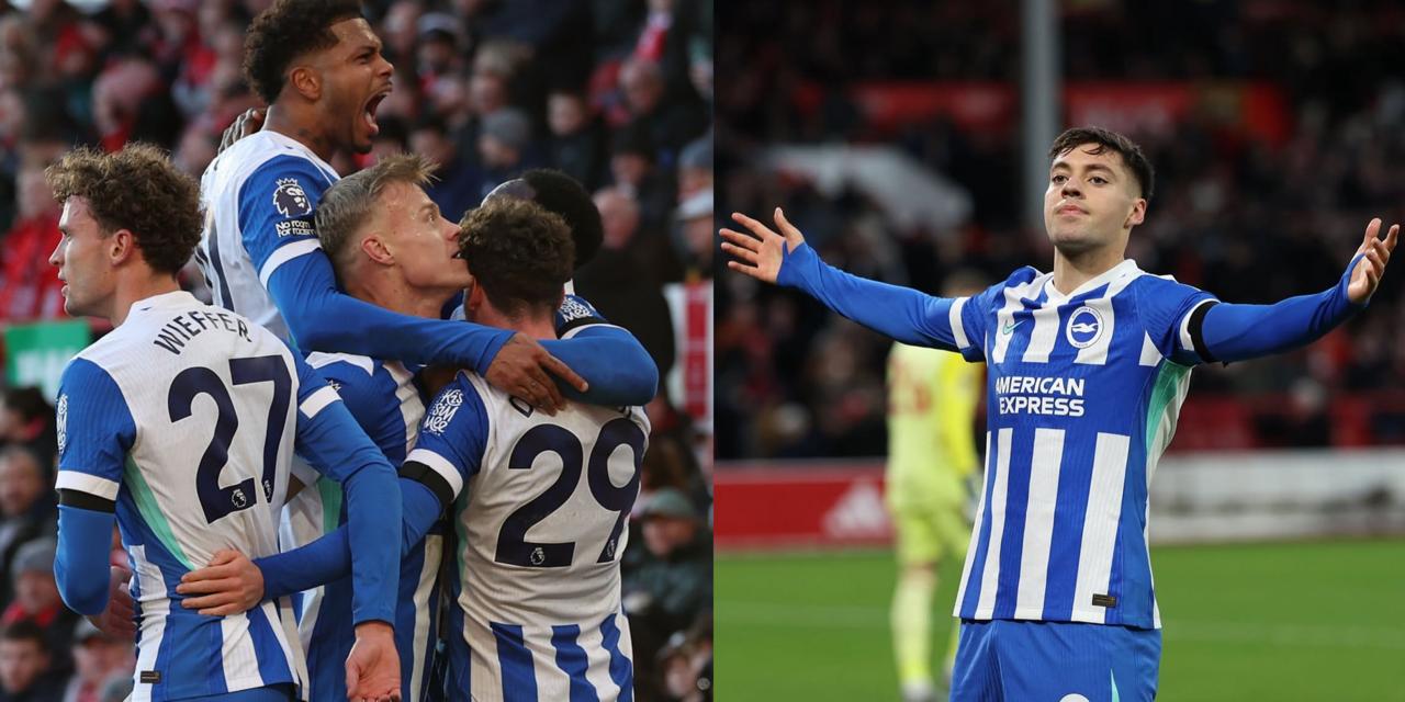 Brighton Bungkam Nottingham Forest 2-0 di City Ground, Forest Gagal Penuhi Ekspektasi