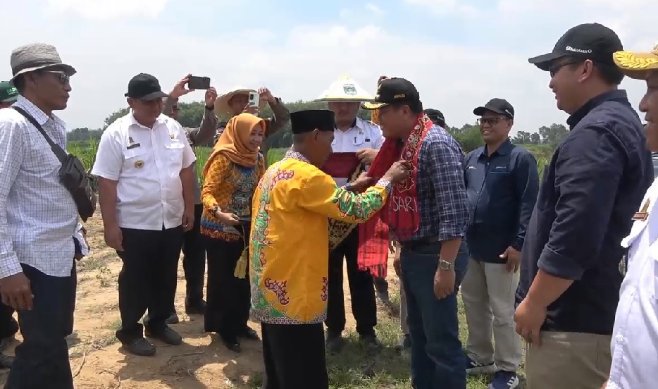 Penuhi Kebutuhan Air Petani, Bupati Musa Ahmad Resmikan PLTS Irigasi Rejosari Mataram