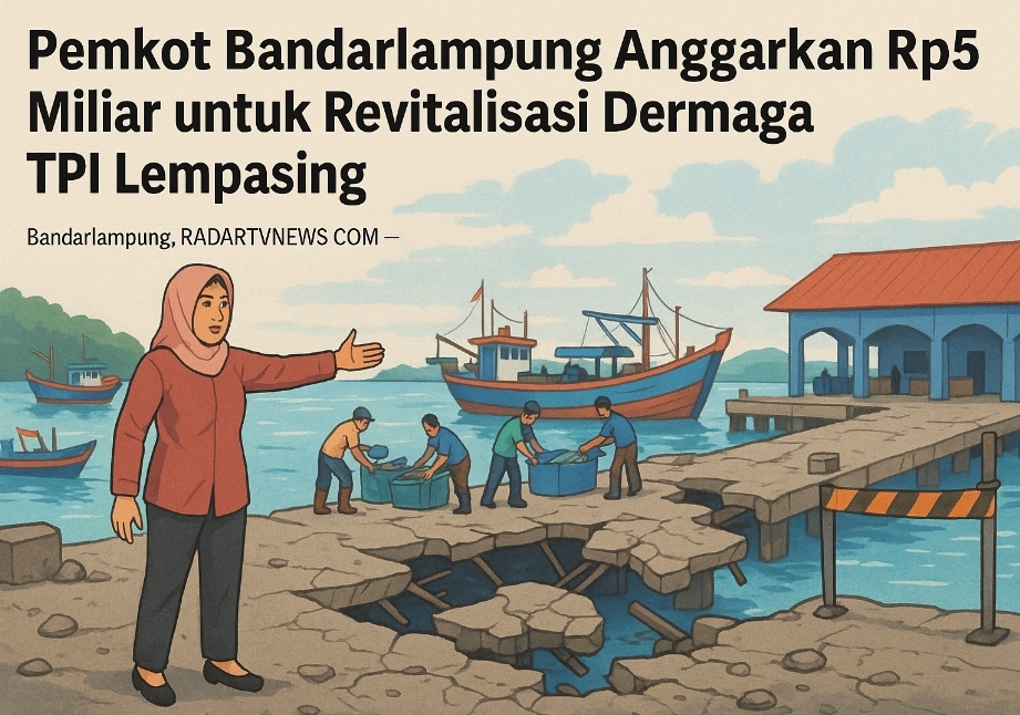 Pemkot Bandarlampung Anggarkan Rp5 Miliar untuk Revitalisasi Dermaga TPI Lempasing