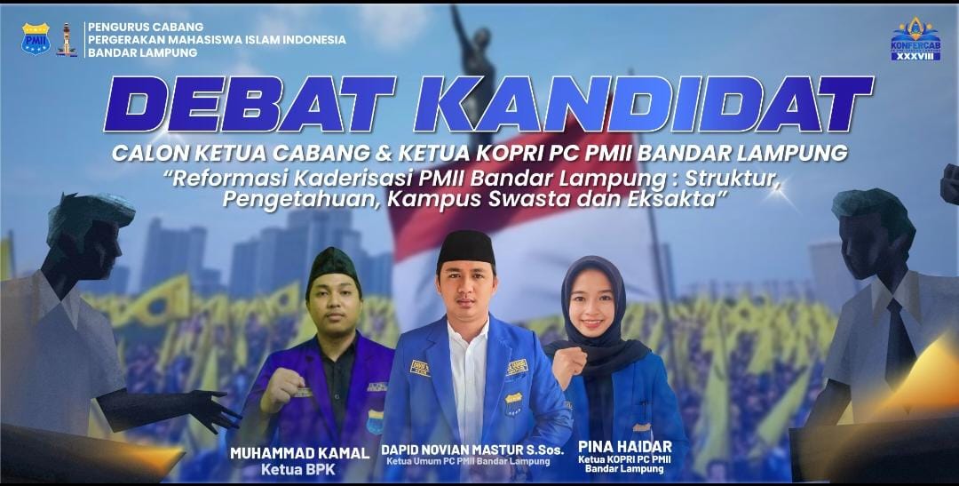 Suksesi Kandidat Ketua Cabang dan Ketua Kopri PC PMII Bandar Lampung, Siapa Calon Kuat?