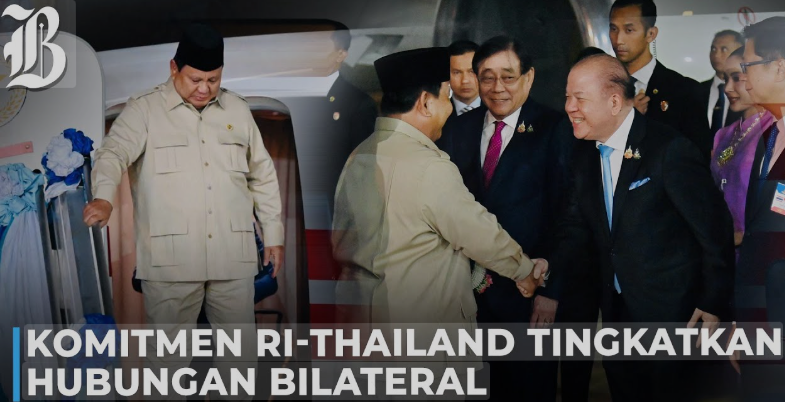 Presiden Prabowo dan PM Thailand Sepakat Tingkatkan Perdagangan Bilateral Hingga Lebih dari 18 Miliar Dolar AS
