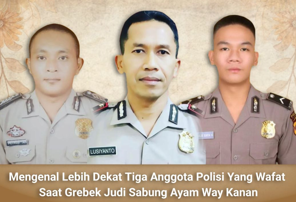 Mengenal Sosok Iptu Lusiyanto, Bripka Petrus dan Bripda M.Ghalib Serta Lokasi Pemakamannya