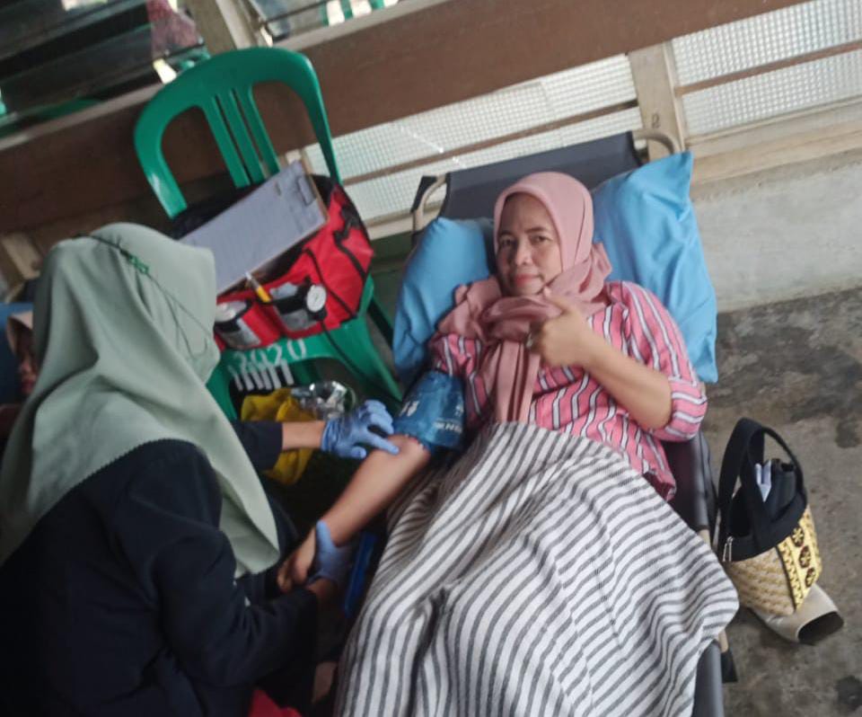 Gandeng PMI, Tiyuh Gedung Ratu Gelar Aksi Donor Darah 