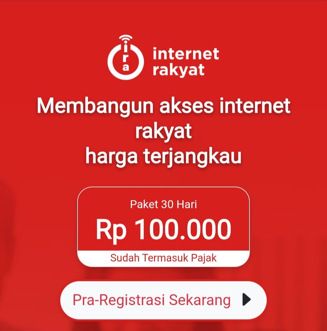 Internet Rakyat Resmi Meluncur! Internet 100 Mbps Cuma Seratus Ribu, Warganet Auto Heboh