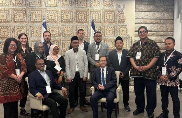 Semringah Tokoh Muda NU Saat Jumpa Presiden Israel