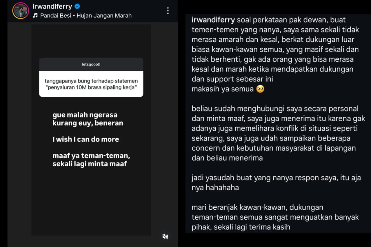 Anggota DPR Endipat Wijaya Minta Maaf Usai Sindir Donasi Rp10 M Ferry Irwandi