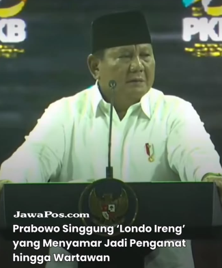 Prabowo Sentil 'Londo Ireng' Modern, Soroti Peran Media dan LSM dalam Pidato Harlah PKB