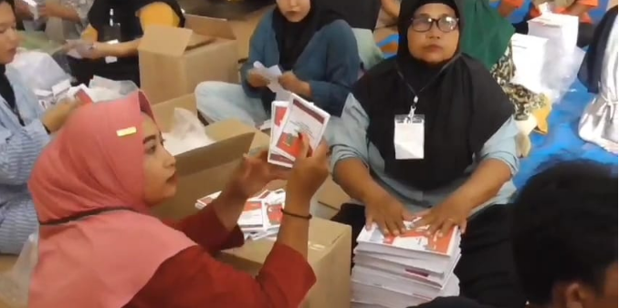 Pelipatan Surat Suara Telah Rampung, KPU Lampung: Masih Kurang 50ribu Lembar Surat Suara Untuk Pilkada 2024