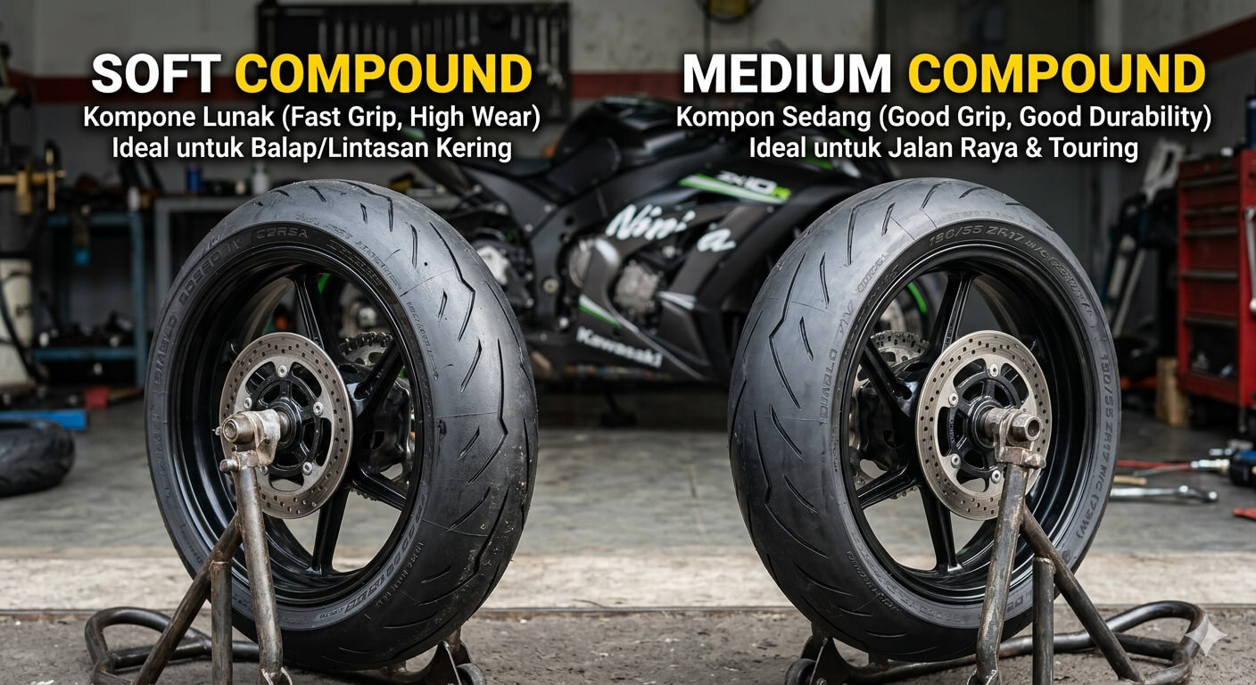 Soft vs Medium Compound di Jalan Indonesia: Mana Lebih Cocok untuk Motor Harian?