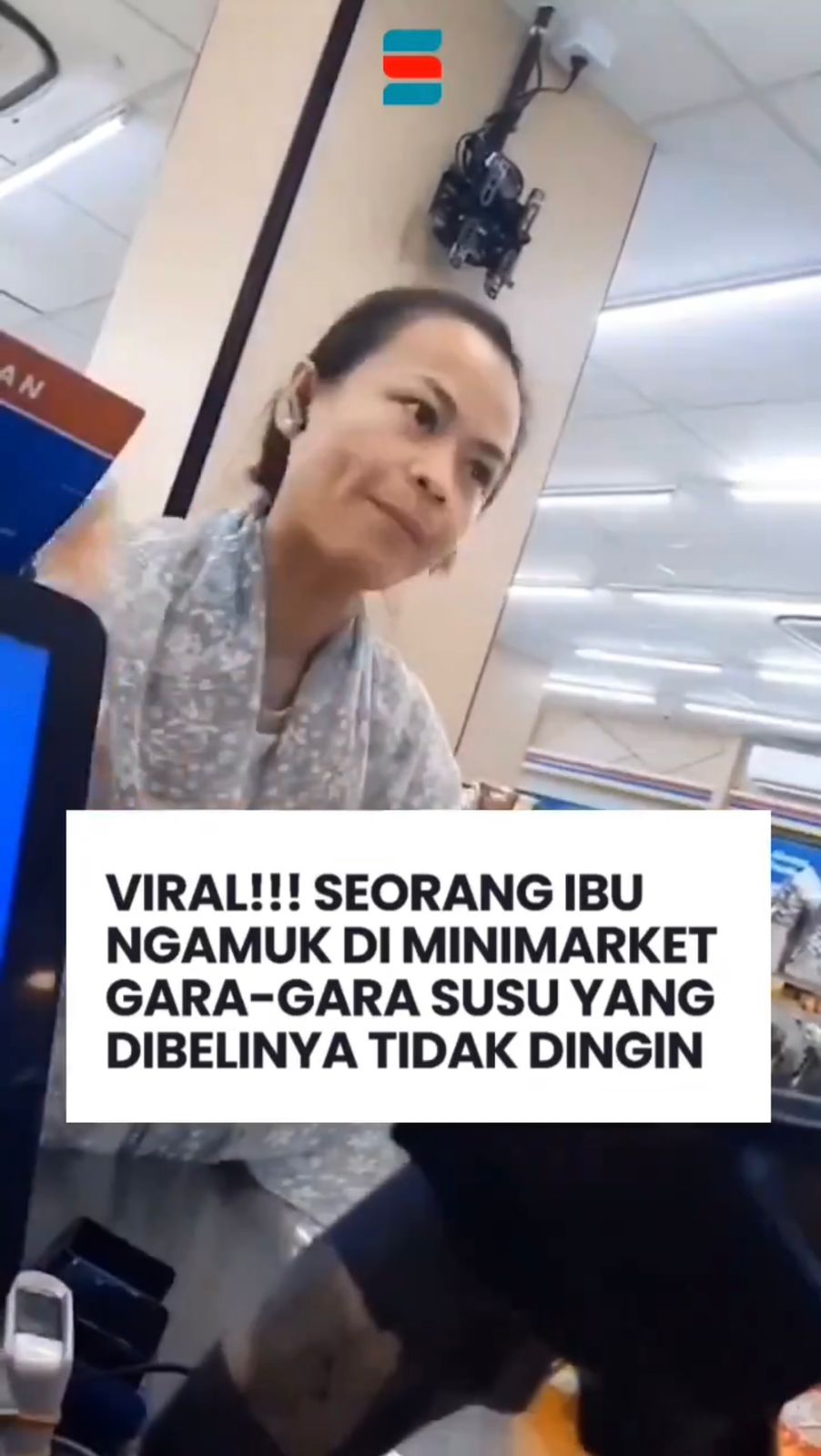 VIRAL! Seorang Ibu Marah - marah Usai Beli Susu Tidak Dingin