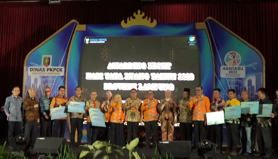 Awarding Night Hari Tata Ruang Tahun 2023, Wujudkan Lampung Berjaya