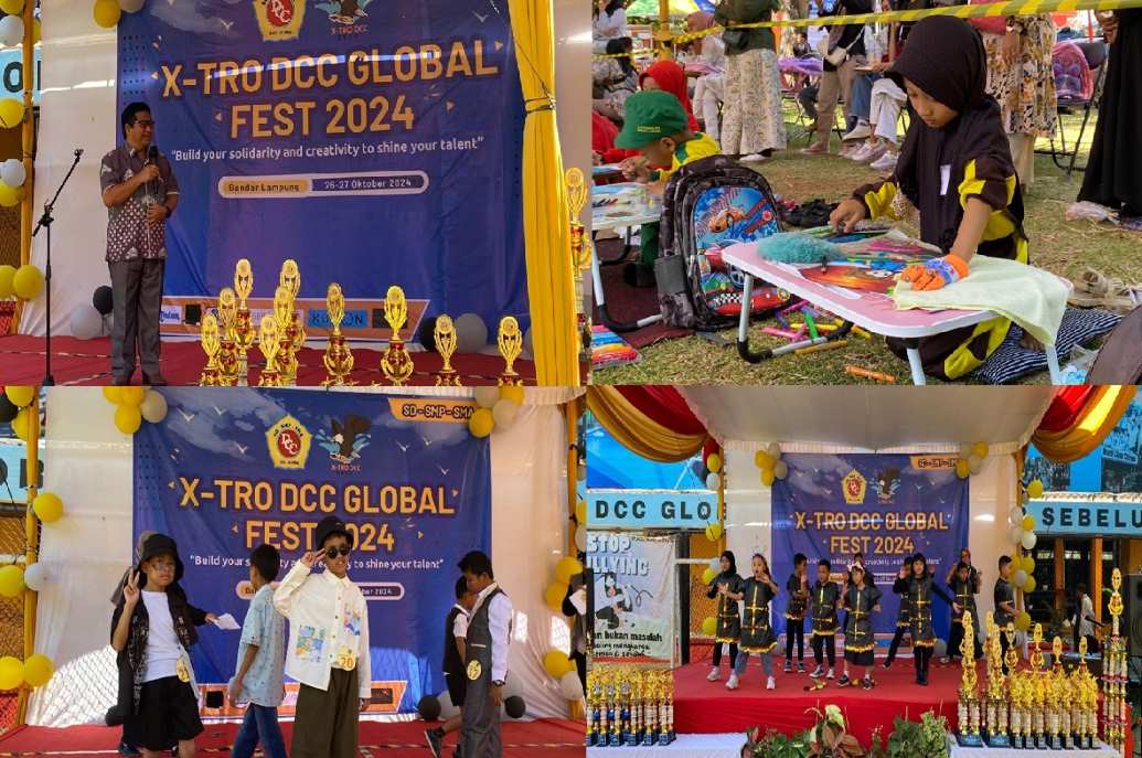 Sekolah DCC Global School Bandar Lampung Rayakan Perlombaan Dalam Acara 'X-Tro Global Fest 2024'