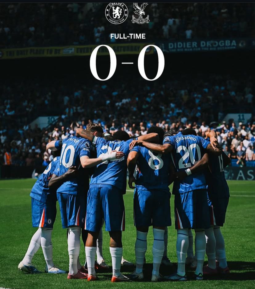 Chelsea Ditahan Imbang Crystal Palace, Start Liga Inggris Musim Ini Penuh Tantangan
