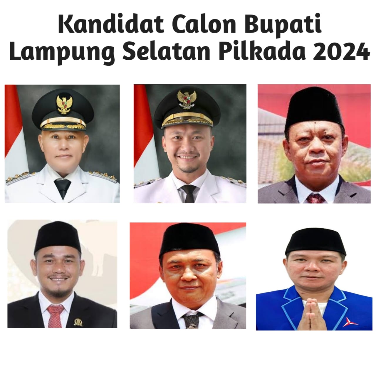 Bursa Calon Bupati Lamsel 2024, Nanang dan Pandu Pecah Kongsi, Wahrul dan Andika Kangen Band