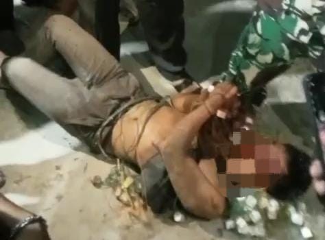 Aksi Curanmor di Campang Raya Gagal, Pelaku Dihajar Warga hingga Babak Belur