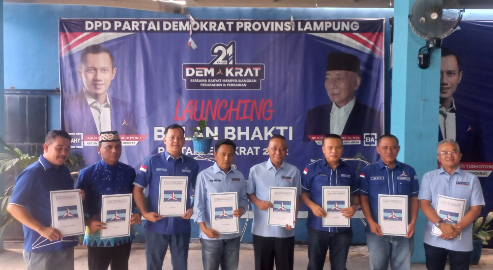 Ini Dia, 9 Calon Kepala Daerah Partai Demokrat Lampung Untuk Pilkada 2024