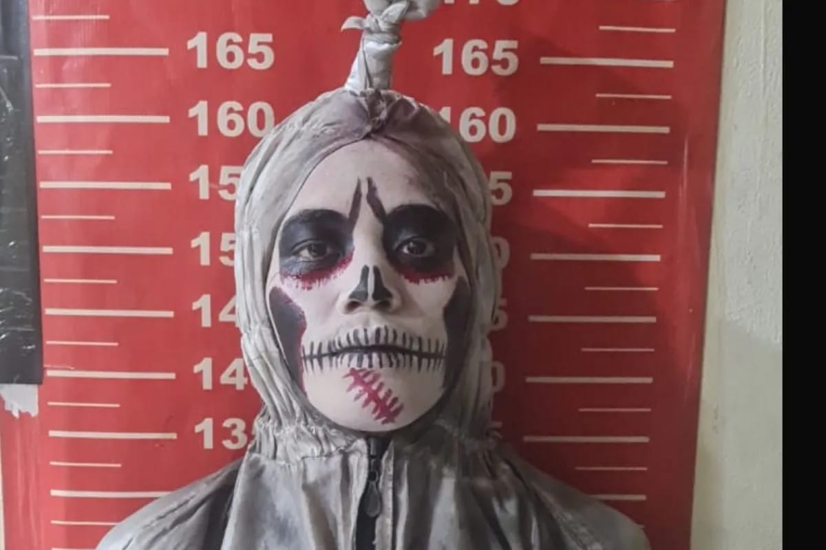 Tiga Pengamen Berkostum Pocong Diamankan di Koja, Aksinya Timbulkan Keresahan Warga