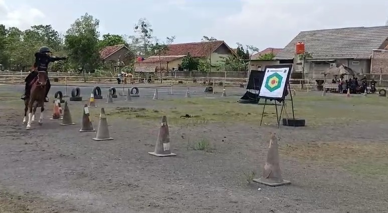 Horse Back Archery Lampung Siapkan Kuda Jelang Eksibisi PON 2024