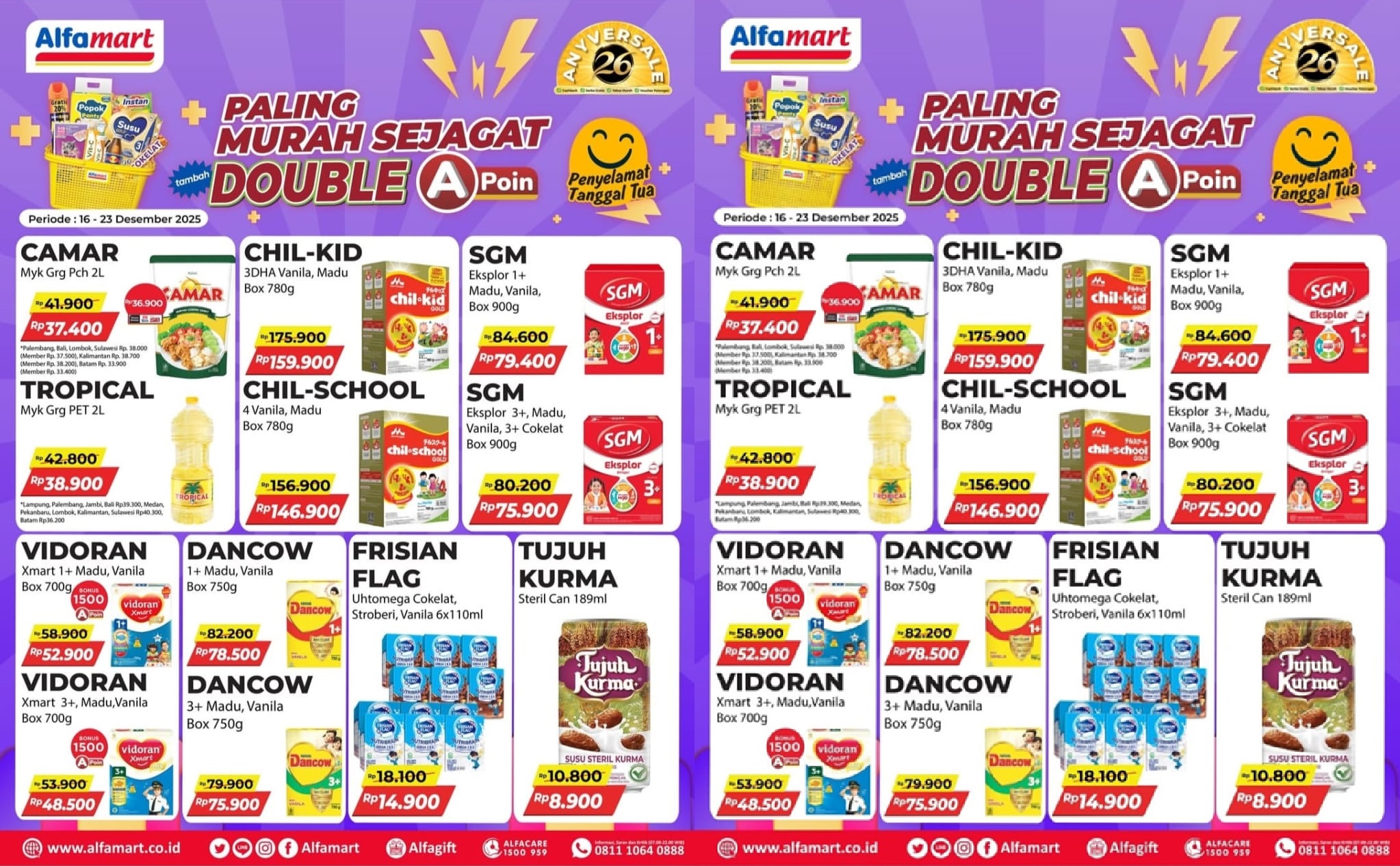 Waktunya Mama dan Bestie Selamatkan Dompet! Promo Alfamart 16–23 Desember 2025 Hadirkan Program Paling Murah 