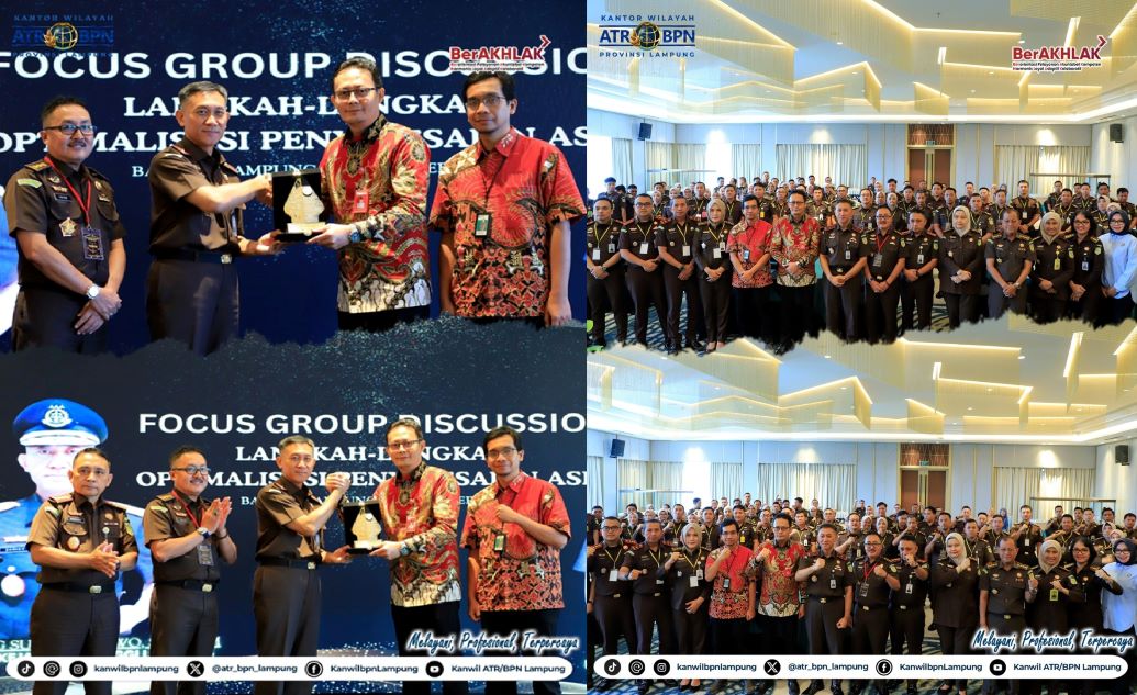 BPN Lampung dan Kejati Perkuat Sinergi untuk Optimalisasi Penyelesaian Konflik Aset