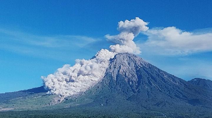 Semeru Kembali Gejolak, Puncak Jawa Semburkan Abu Vulkanik 800 Meter