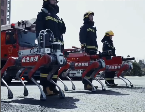 China Kembangkan Robot Pemadam Kebakaran Berbasis AI, Siap Masuk ke Zona Berbahaya Tanpa Risiko Jiwa