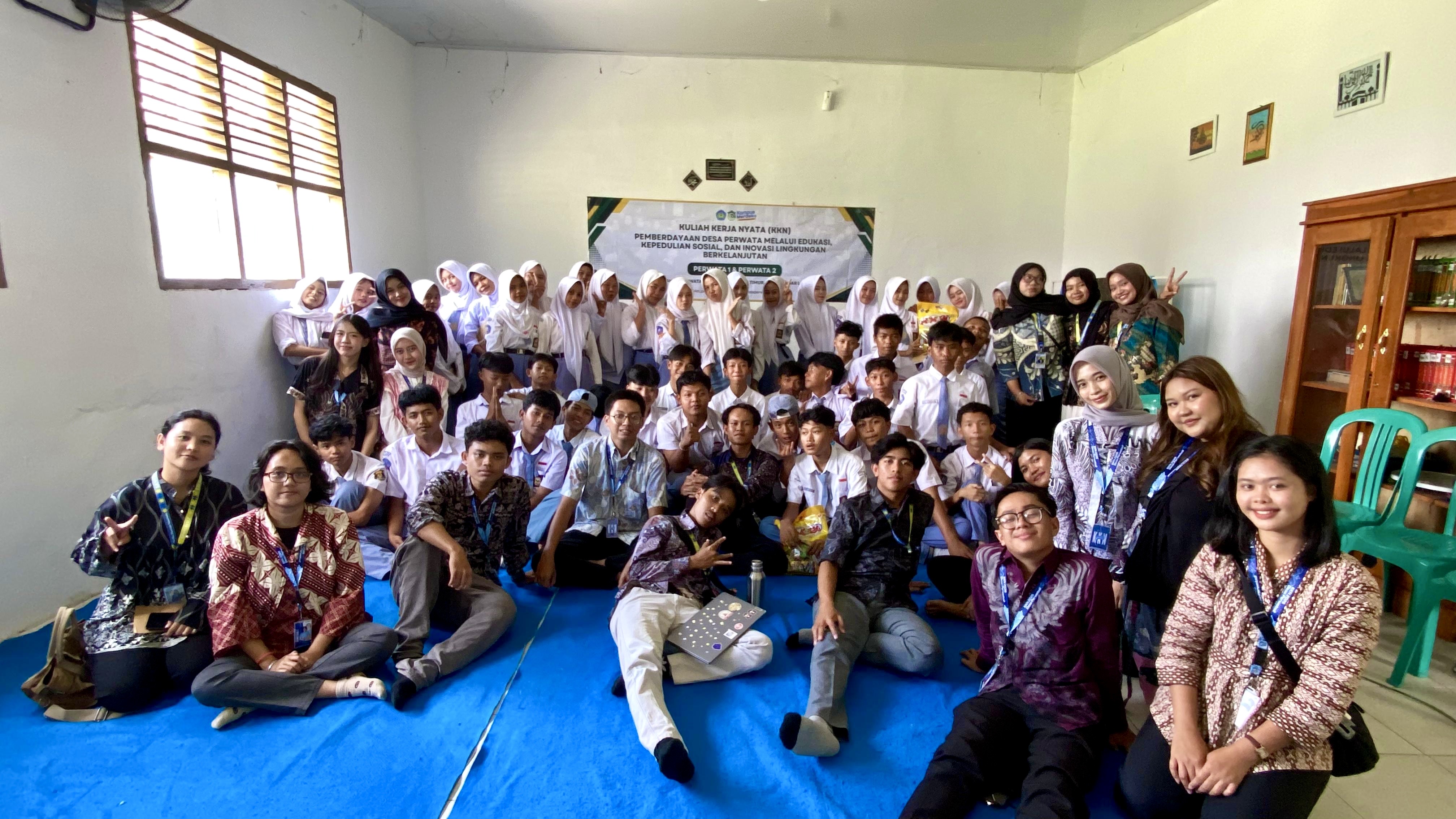 Soroti Pergaulan Bebas hingga Pernikahan Dini, KKN Unila Edukasi Remaja Lewat STOP 3P