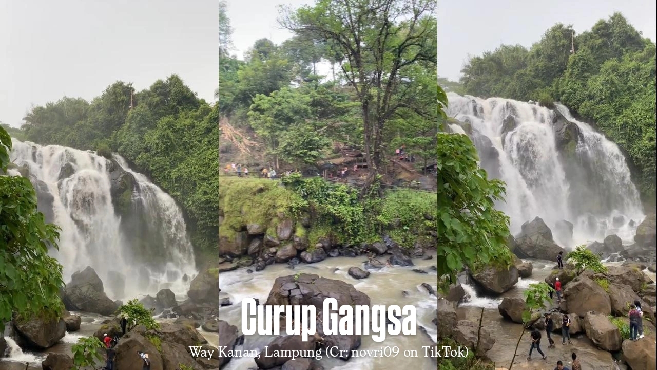 Curup Gangsa: Air Terjun Ikonik di Way Kanan yang Bikin Terpukau