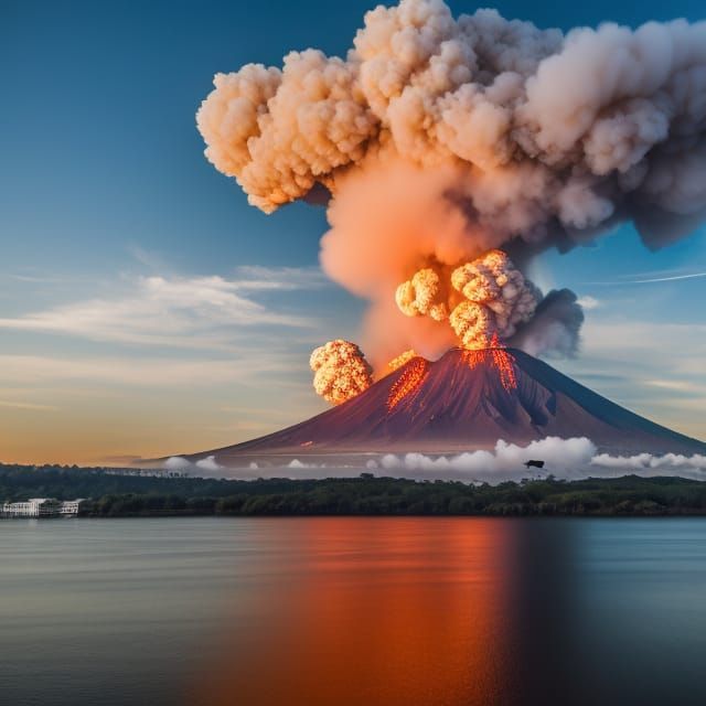 Beredar Video AI Erupsi Gunung Anak Krakatau