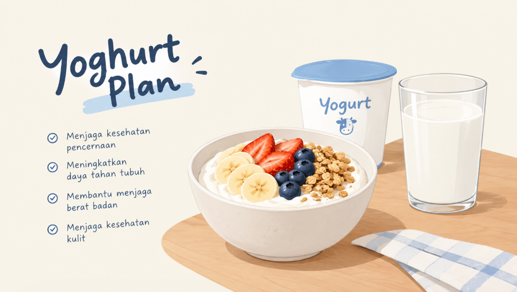 Bukan Cuma Sayuran, Yoghurt Juga Bisa Jadi Pilihan untuk in Menjaga Kesehatan Pencernaan
