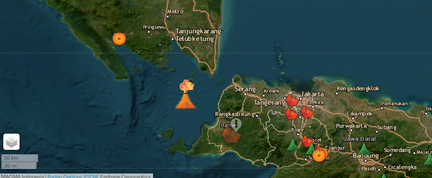 Gunung Anak Krakatau Kembali Erupsi, Status Siaga Level III Masih Berlaku