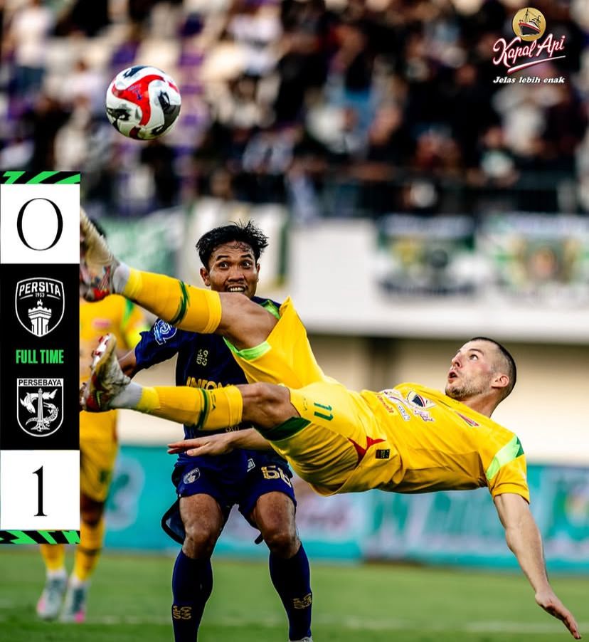 Kemenangan Perdana Persebaya di Markas Persita, Rivera Jadi Pahlawan