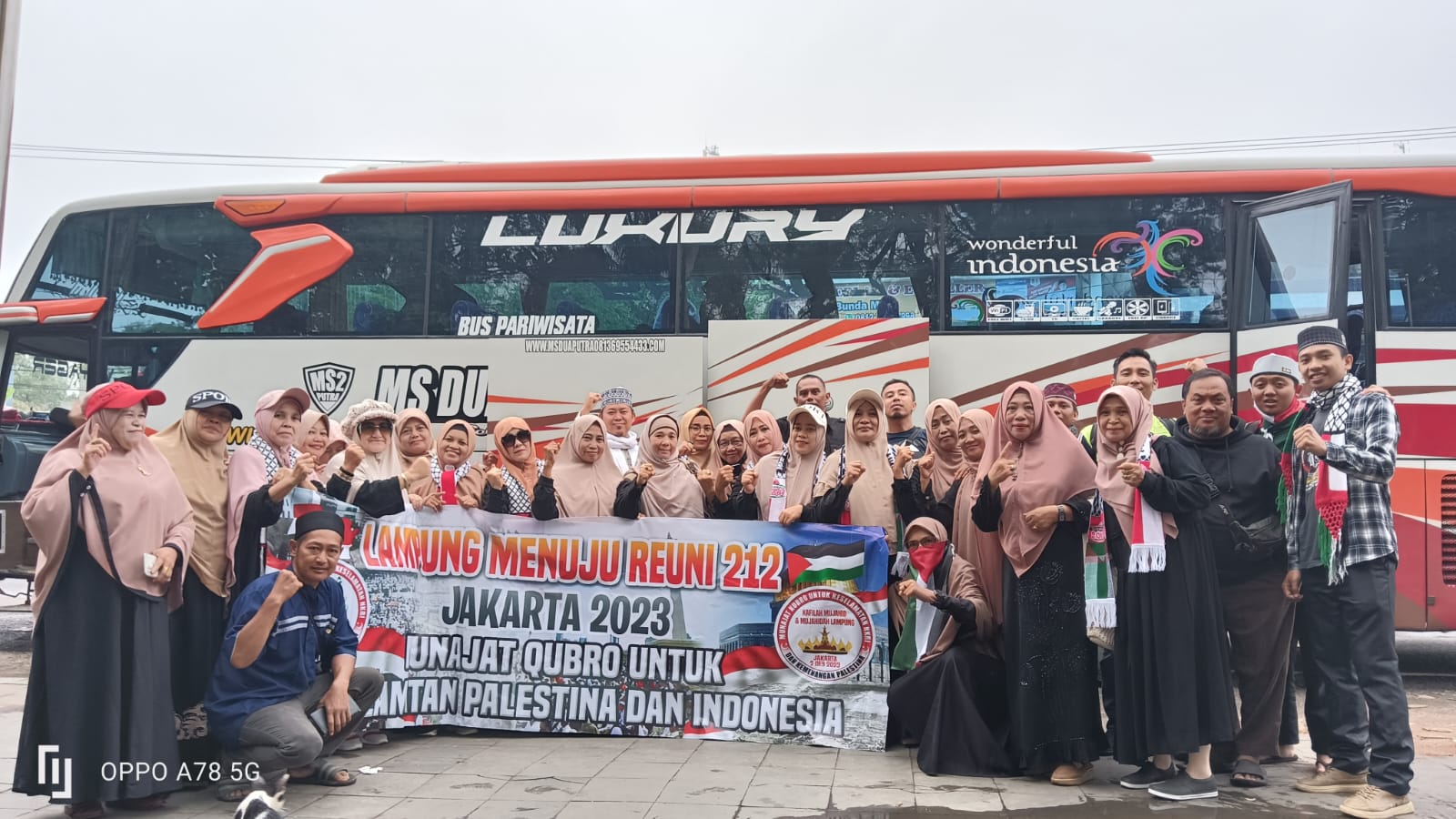 Masyarakat Lampung Bergerak Bertolak Ikuti Reuni Aksi 212, Ini Agenda dan Lokasi Reuni  