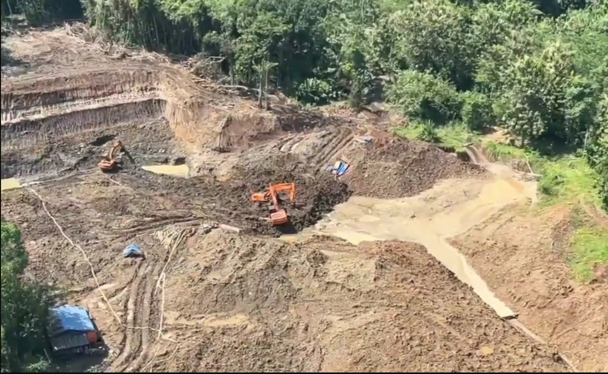 Toko Mas JSR Diduga Tampung Hasil Tambang Ilegal Way Kanan