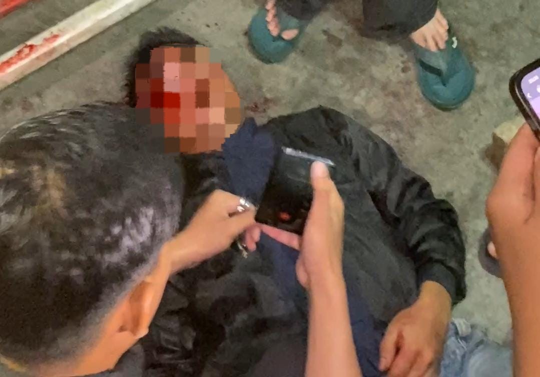 Pencuri Motor Babak Belur Dihajar Warga di Dekat MBK Bandar Lampung