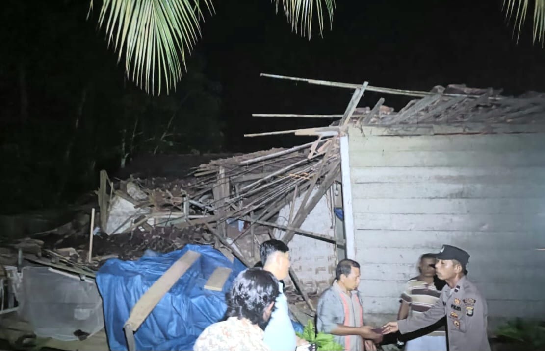 Gempa Magnitudo 4,5 Guncang Tanggamus,  Sejumlah Rumah di Tiga Pekon Rusak Parah