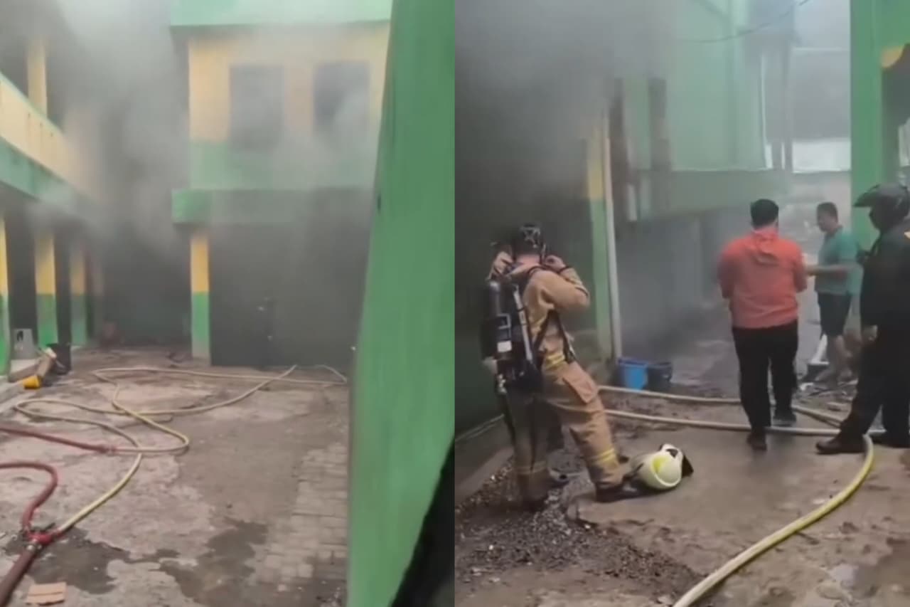 Kebakaran Ponpes Jagakarsa: Puluhan Santri Sesak Napas Usai Bantu Padamkan Api